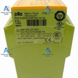 774318 NEW PILZ PNOZ X3 230VAC Safety Relay 774318