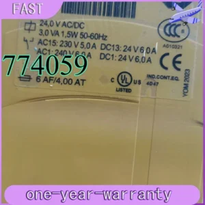 Pilz 774059 1PC PNOZ X7 24VACDC 2n/o 774059 New original genuine product