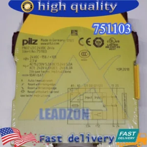 751103 NEW for Sealed Pilz 751103 PNOZ S3 C 24VDC 2n/o Safety Relay fast ship