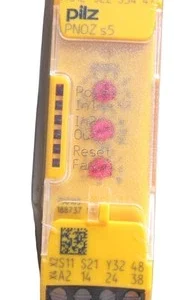Pilz PNOZ s5 750105 Safety Relay 24VDC 2NO + 2NO(t) Time Delay Emergency Stop NI