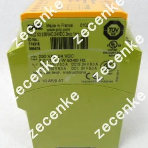 PILZ 774318 Safety relay PNOZ X3 230VAC 24VDC 3N/O 1N/C 1SO NEW FedEx or DHL